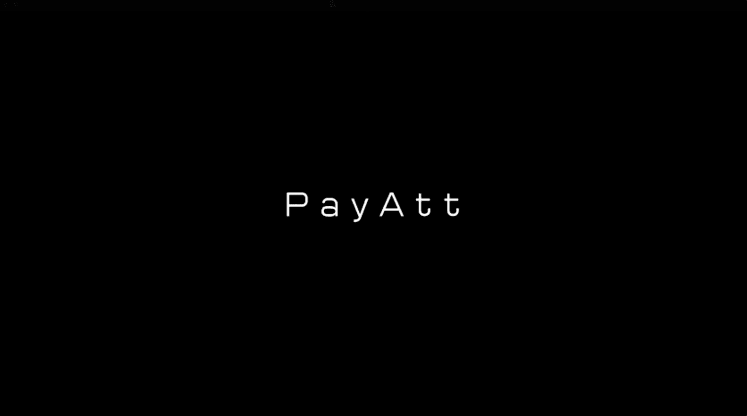 Black background with PayAtt logo