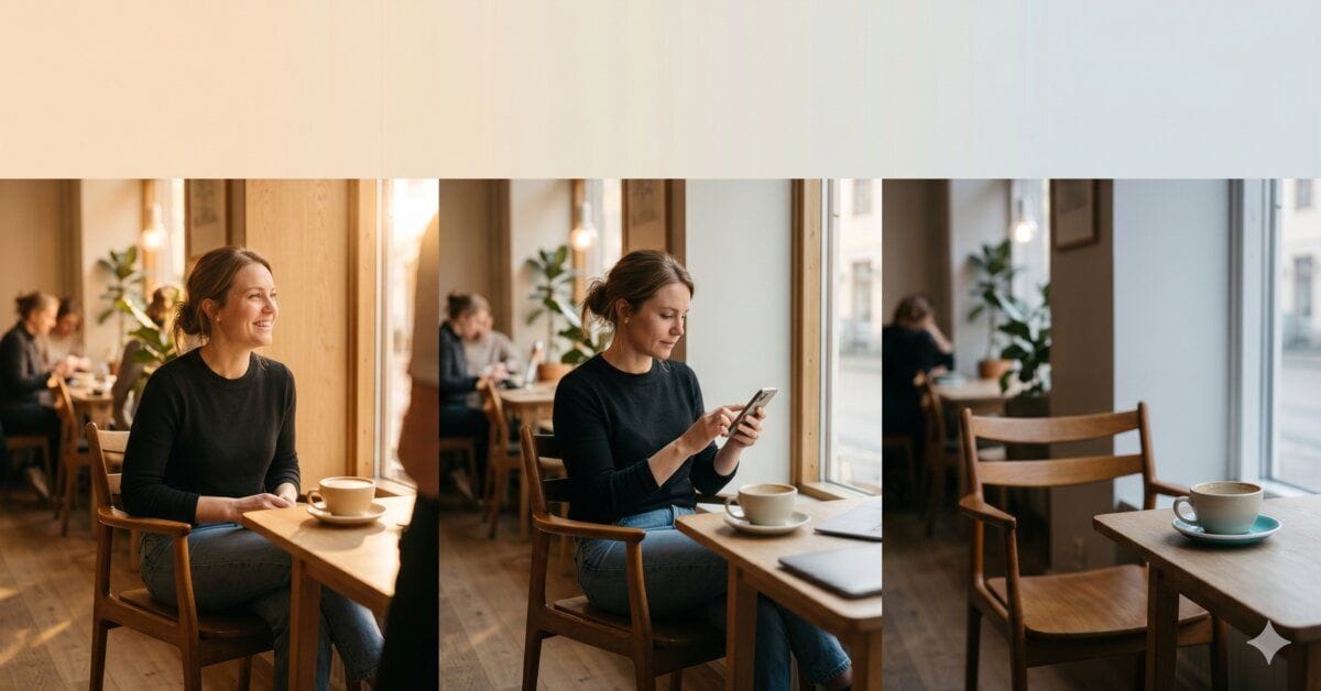 Stammis i café där rutinen glider iväg — tre steg av beteendedrift